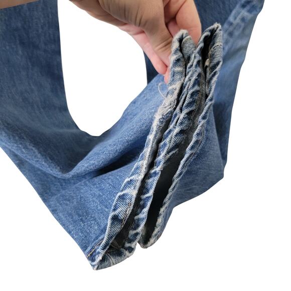 Selvedge Levi Button Fly MADE IN USA 100% Cotton Original Jeans Women's W28 L30 - Picture 11 of 16
